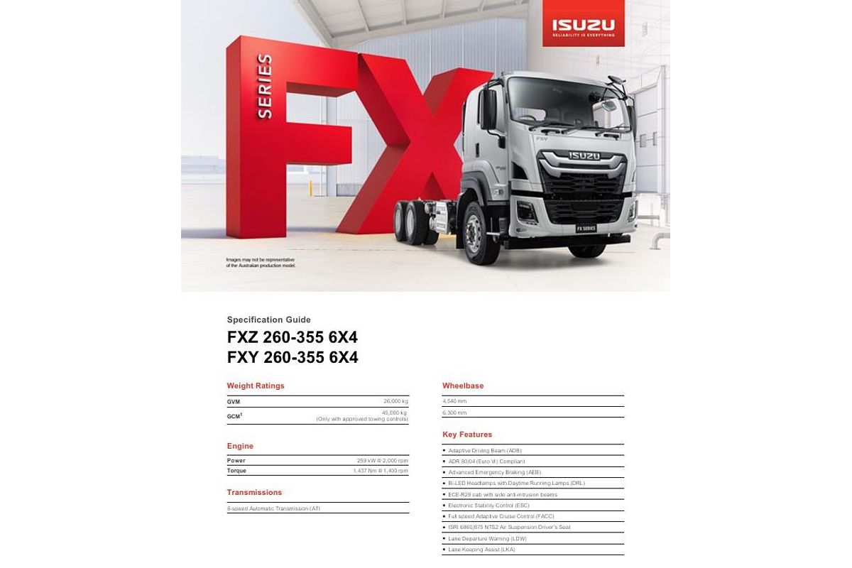 2025 Isuzu F Series FXY 260-355 AT R63 ELWB image 13