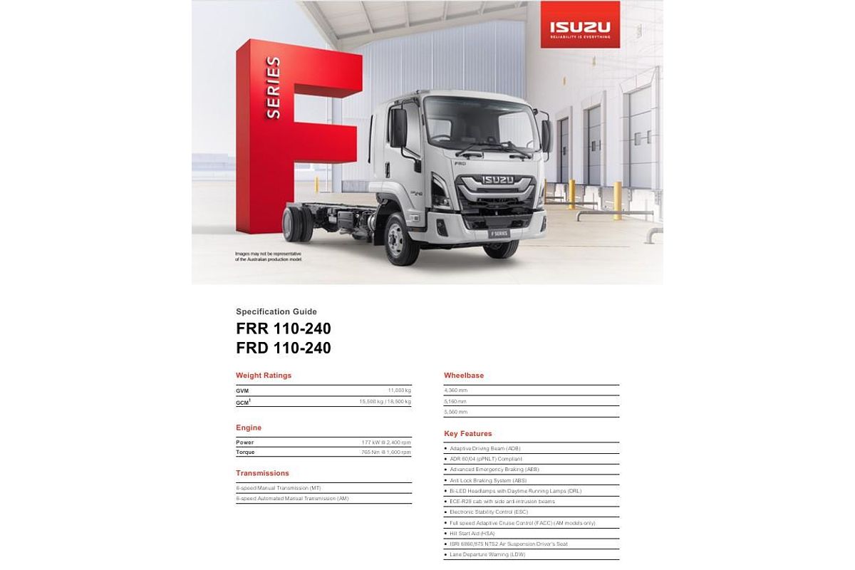 2025 Isuzu Frr 110-240 AMT MWB image 13