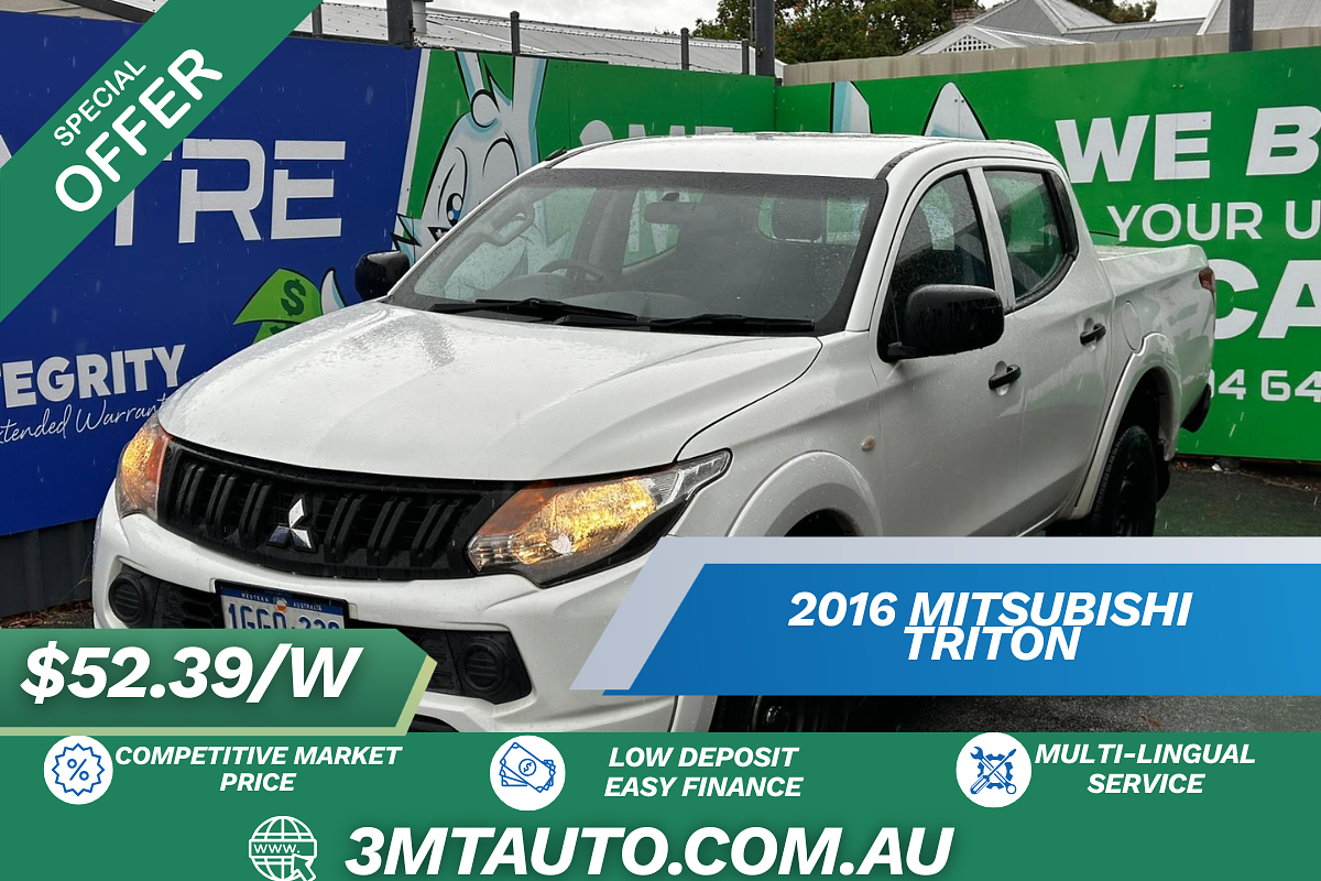 2016 Mitsubishi Triton GLX MQ Rear Wheel Drive
