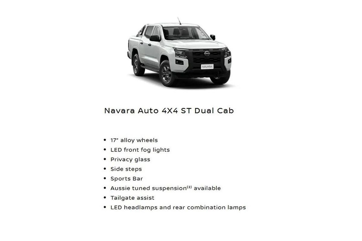 2026 Nissan Navara ST D27 4X4