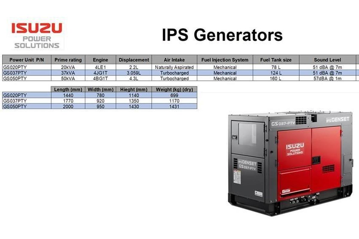 0 Isuzu Power Solutions GS 037 PTY image 13