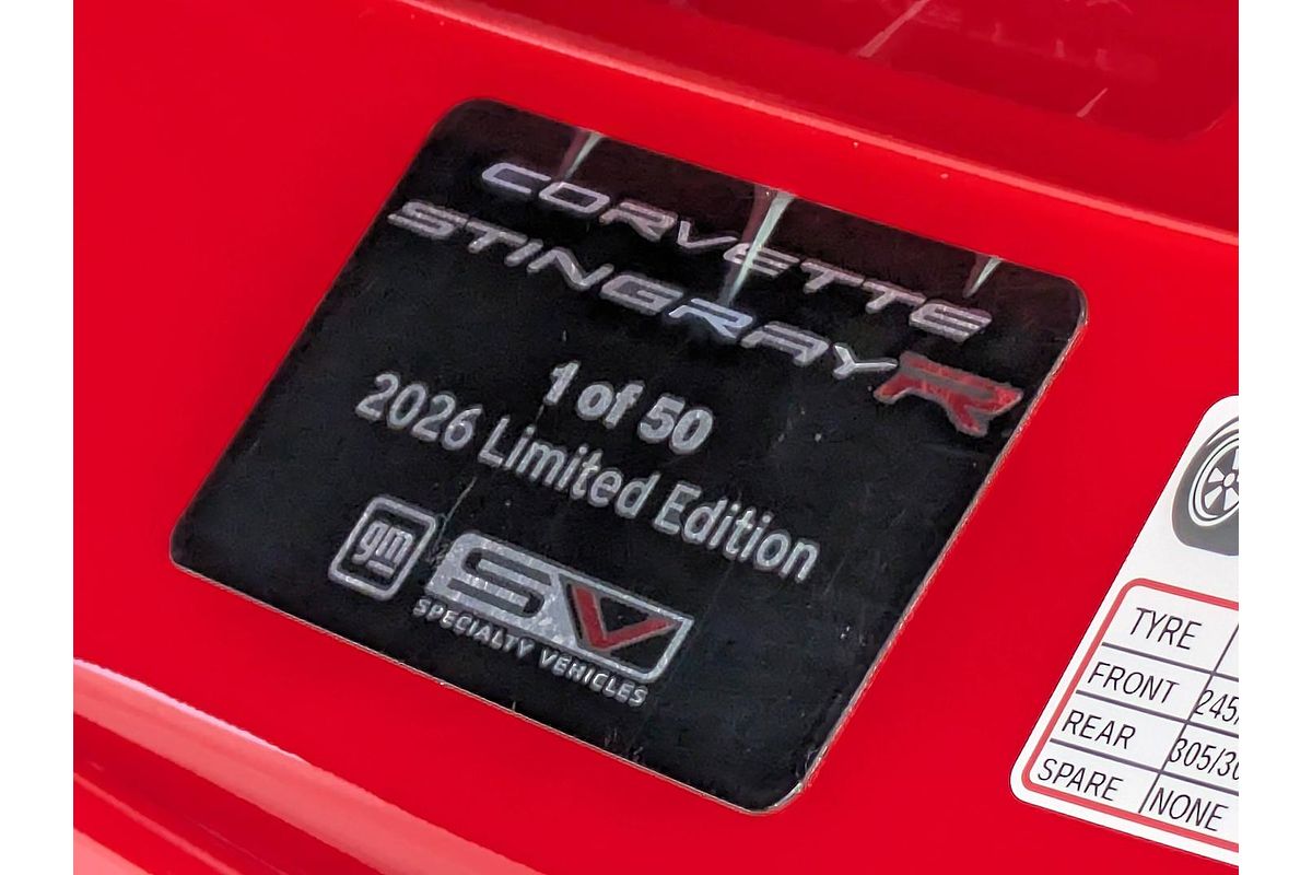 2026 Chevrolet Corvette Stingray 3LT R C8