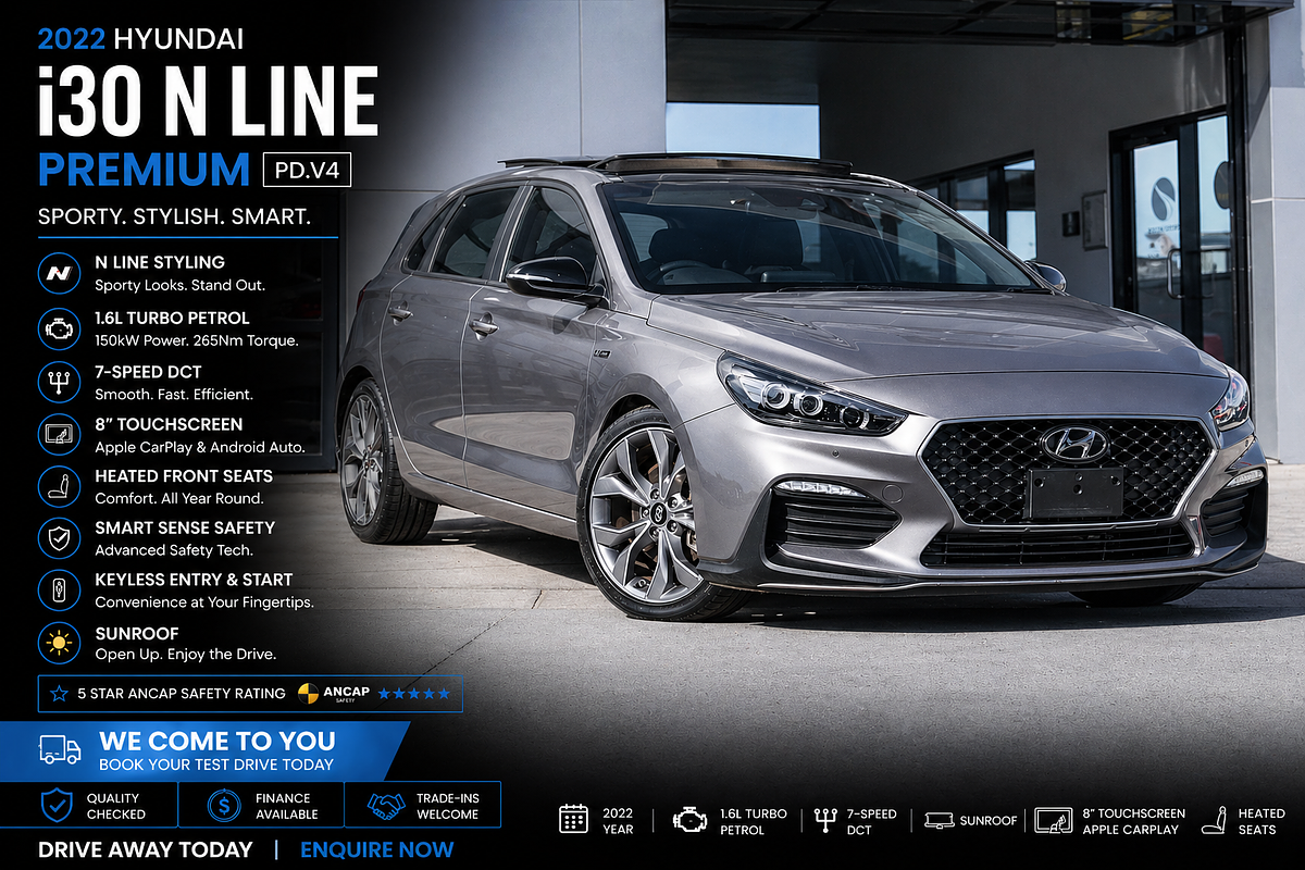 2022 Hyundai i30 N Line Premium PD.V4