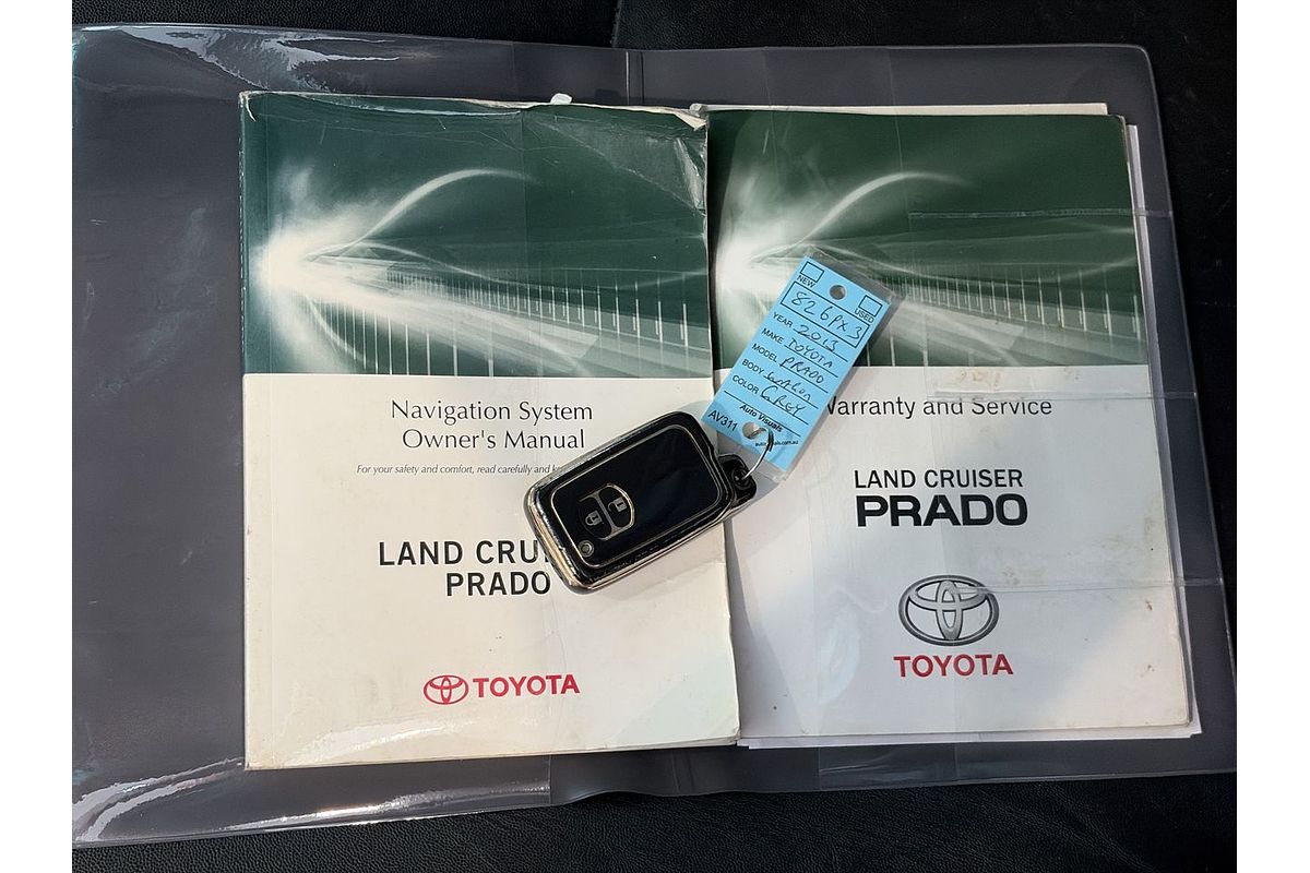 2013 Toyota Landcruiser Prado GXL KDJ150R