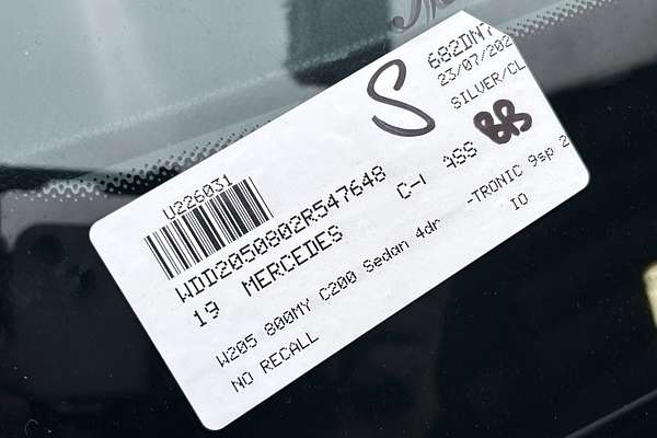2019 Mercedes-Benz C-Class C200 W205 thumb-23