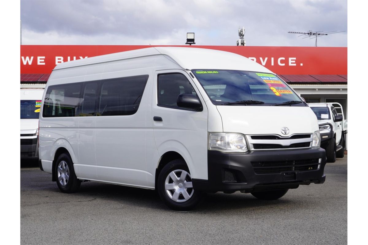 2012 Toyota Hiace Commuter TRH223R ELWB High Roof