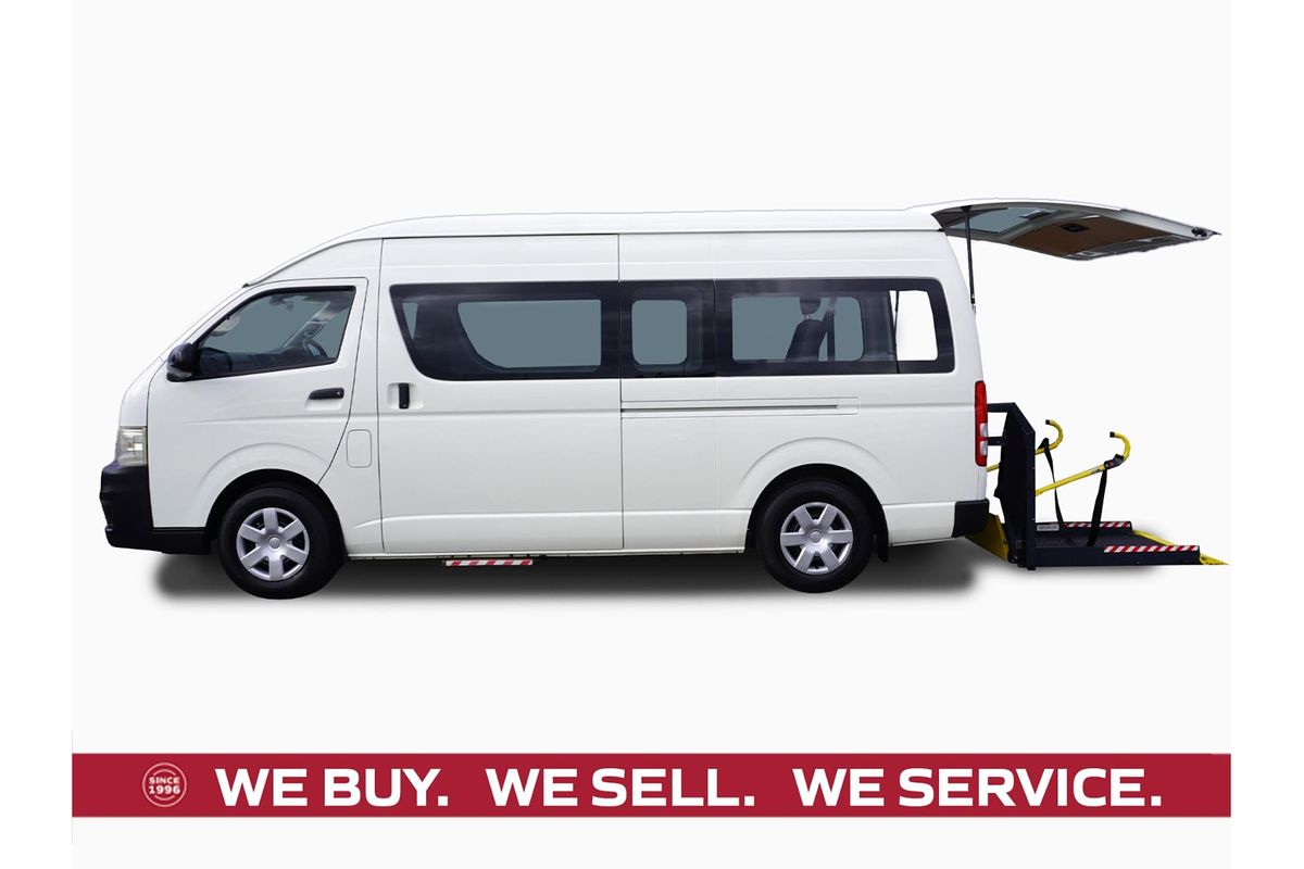 2012 Toyota Hiace Commuter TRH223R ELWB High Roof