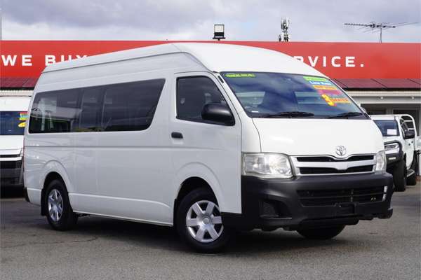 2012 Toyota Hiace Commuter TRH223R ELWB High Roof