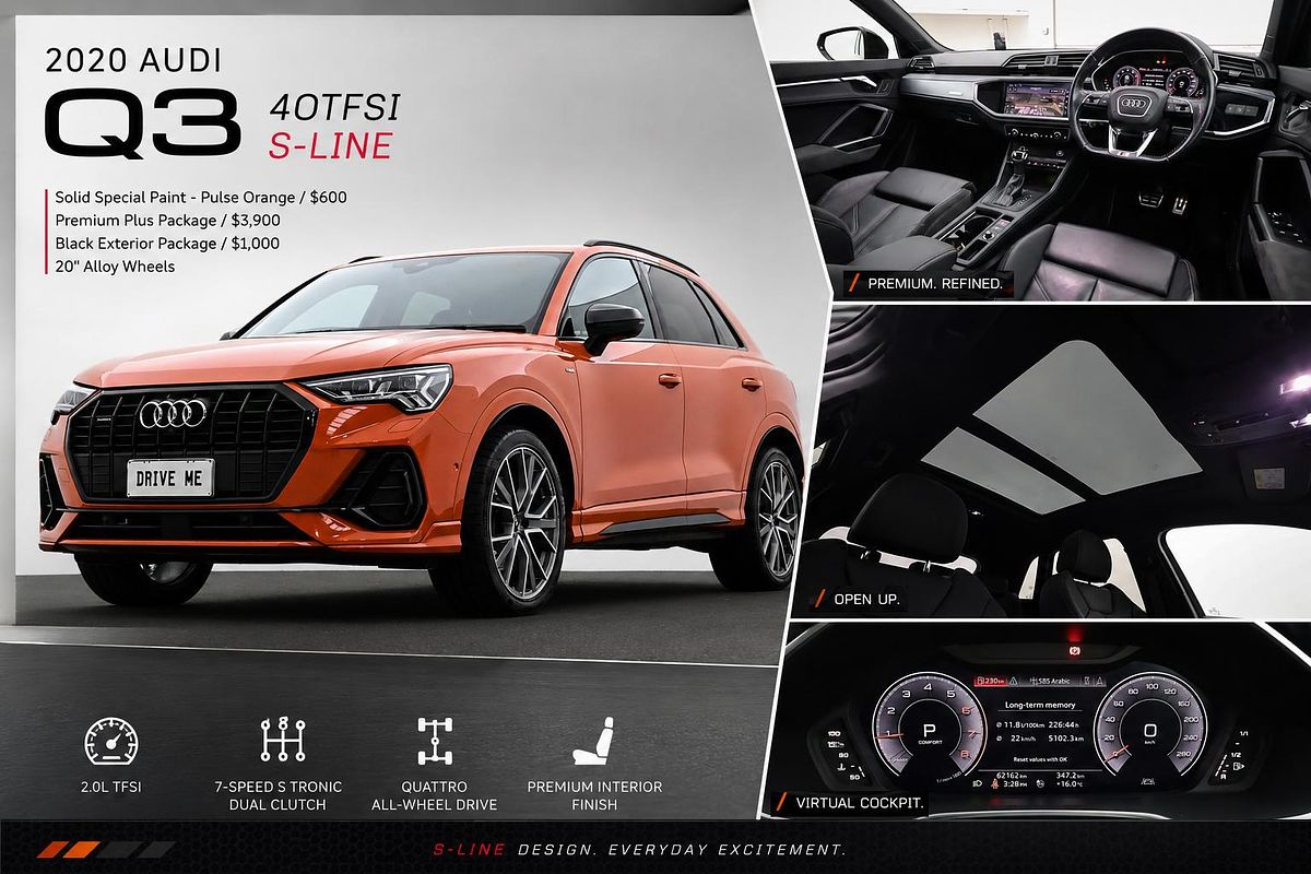 2020 Audi Q3 40 TFSI S line F3
