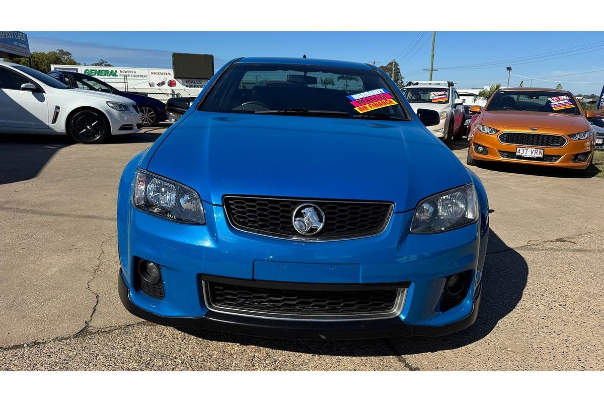 2012 Holden Commodore SV6 VE II MY12 Rear Wheel Drive
