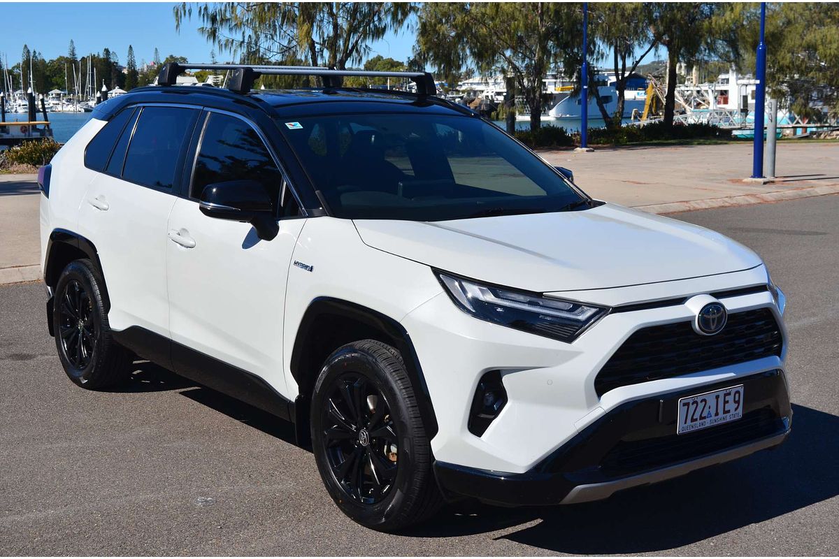 SOLD 2023 Toyota RAV4 XSE AXAH52R in Frosted White with Eclipse