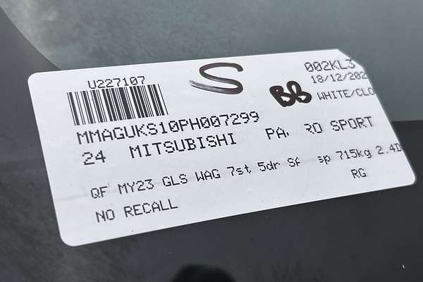 2024 Mitsubishi Pajero Sport GLS QF thumb-23