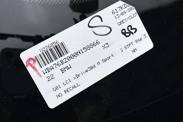 2022 BMW X3 xDrive30d M Sport G01 LCI thumb-23