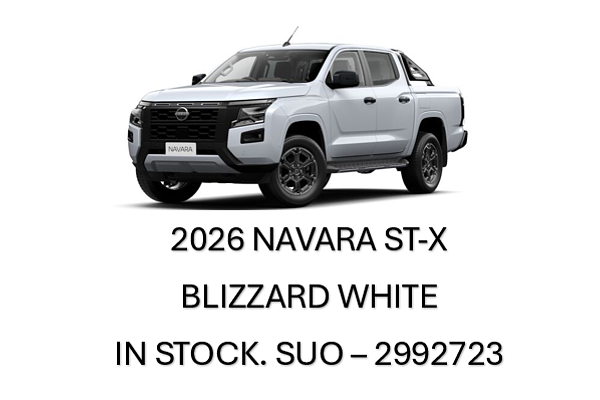 2026 Nissan Navara ST-X D27 4X4