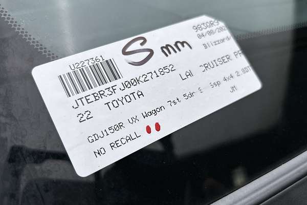 2022 Toyota Landcruiser Prado VX GDJ150R thumb-23