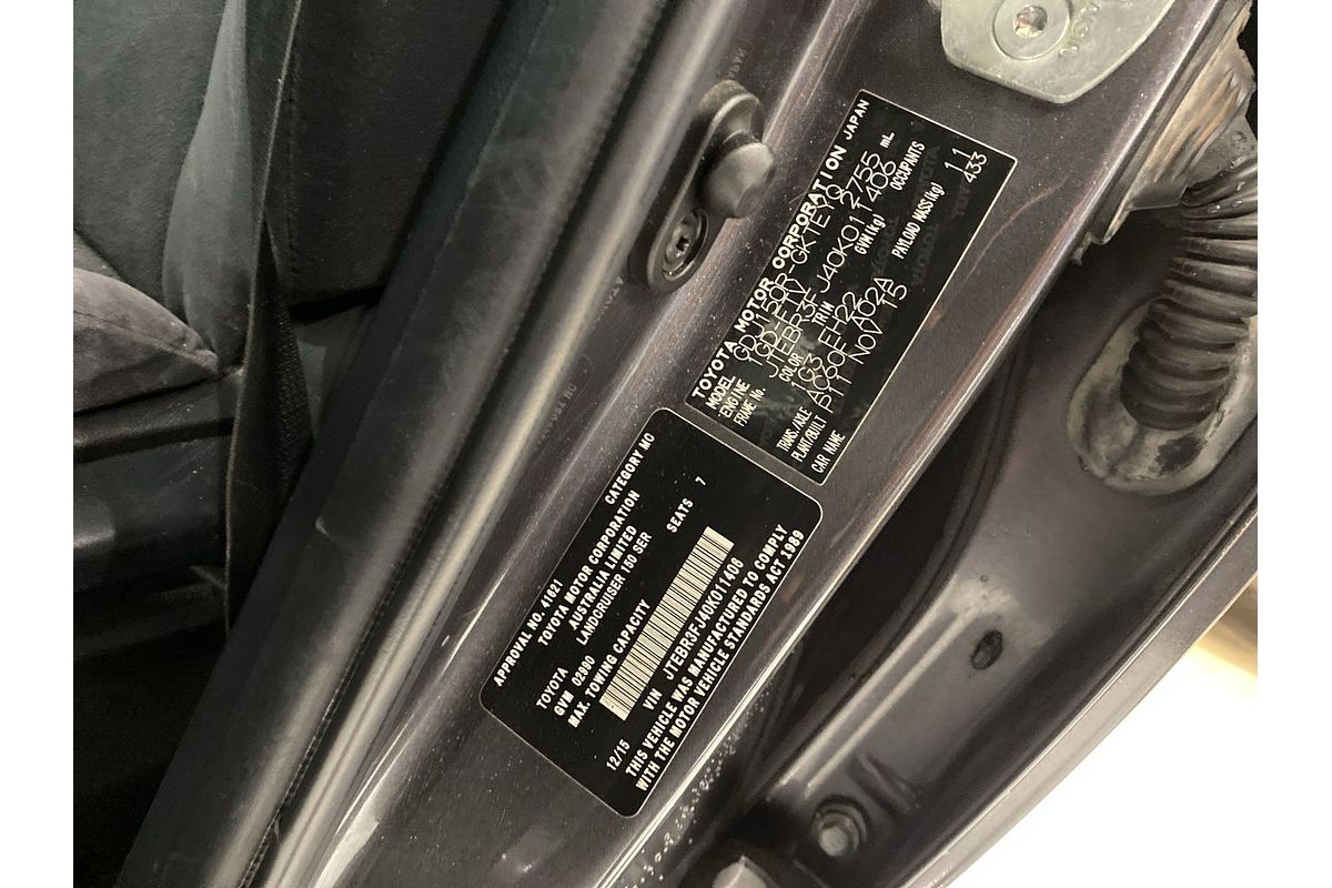 2015 Toyota Landcruiser Prado GXL GDJ150R
