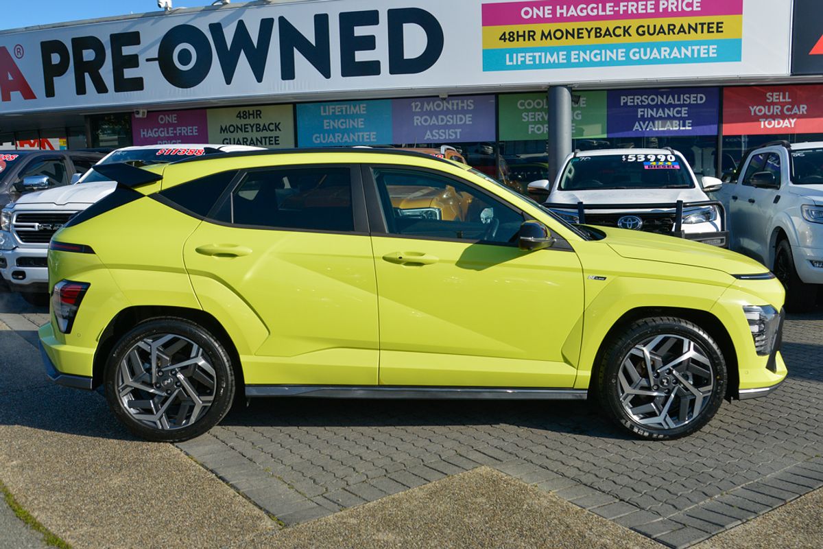 SOLD 2023 Hyundai Kona Premium N Line SX2.V1 in Neoteric Yellow