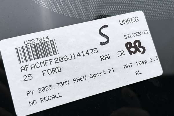 2025 Ford Ranger PHEV Sport 4X4 2.3L thumb-23