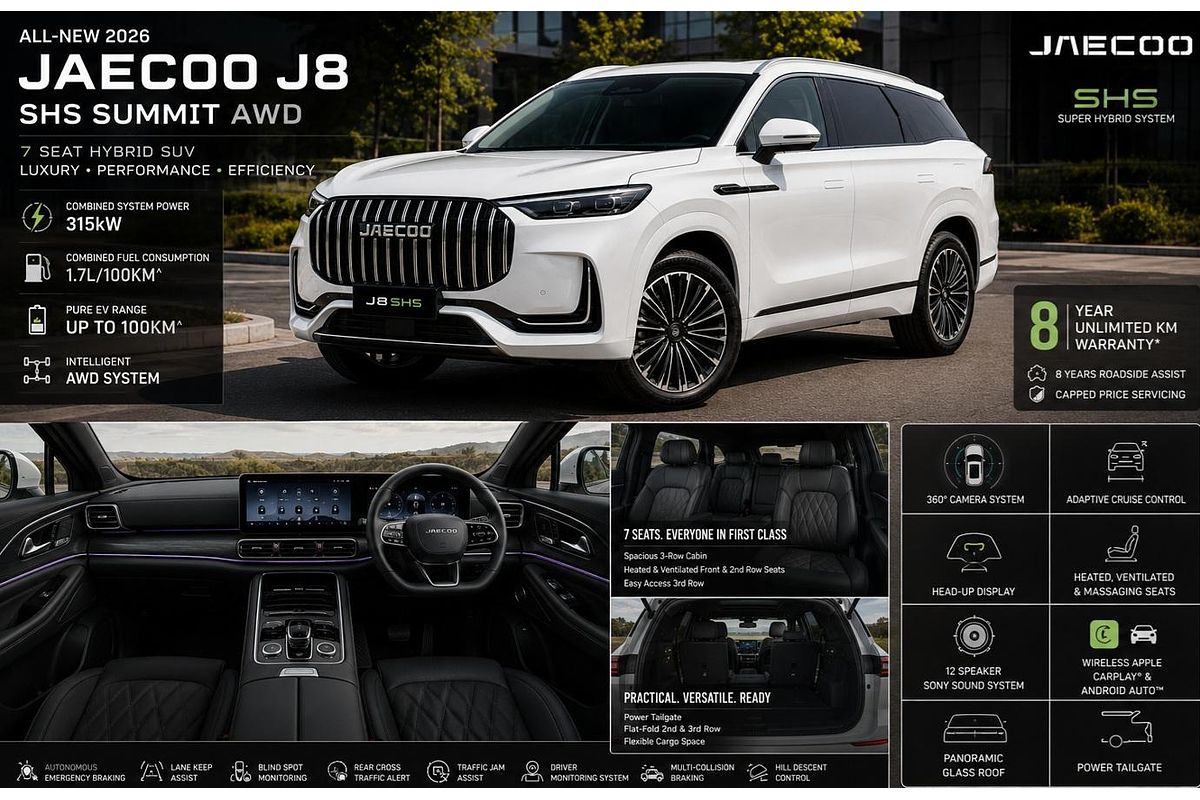 2026 OMODA JAECOO J8 SHS Summit