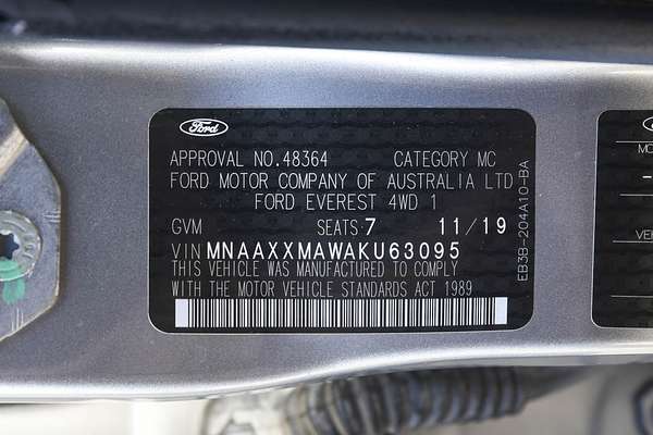 2019 Ford Everest Trend UA II 2.0L thumb-21