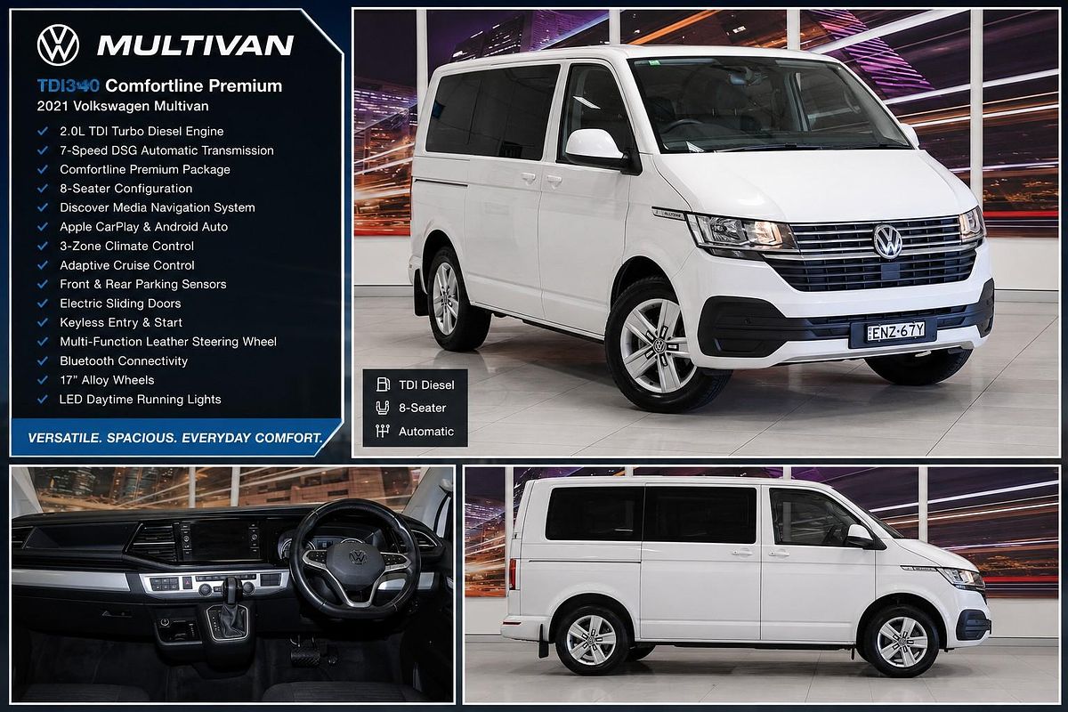 2021 Volkswagen Multivan TDI340 Comfortline Premium T6.1 SWB