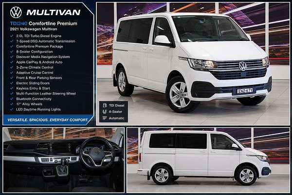 2021 Volkswagen Multivan TDI340 Comfortline Premium T6.1 SWB