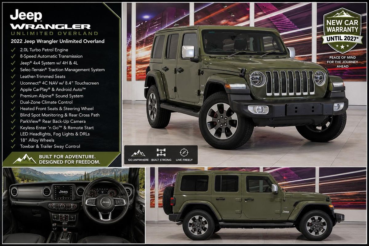 2022 Jeep Wrangler Unlimited Overland JL