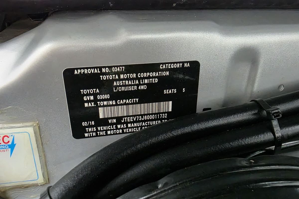 2016 Toyota Landcruiser GXL VDJ76R