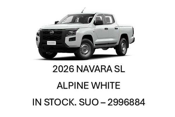 2026 Nissan Navara SL D27 4X4