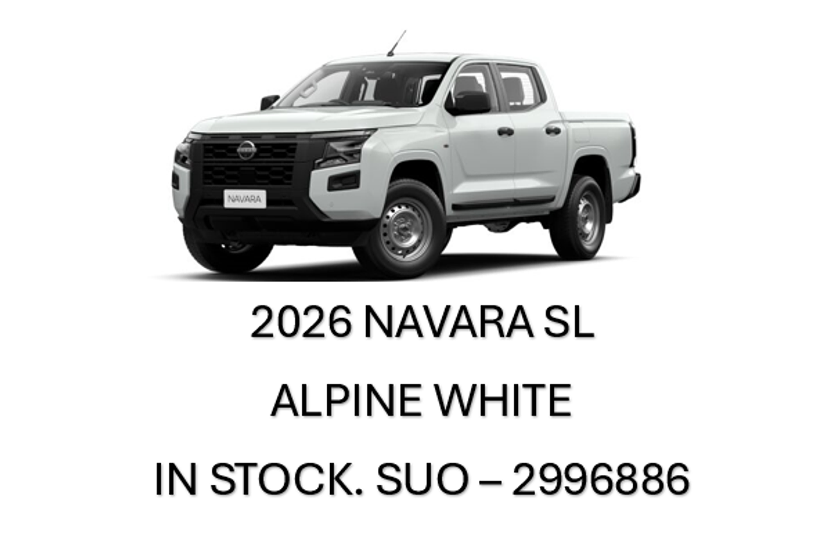 2026 Nissan Navara SL D27 4X4