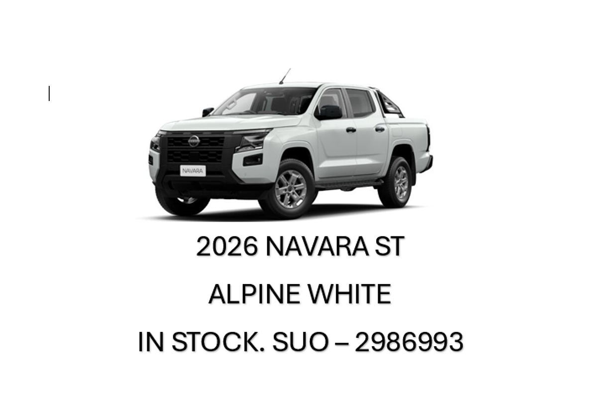 2026 Nissan Navara ST D27 4X4