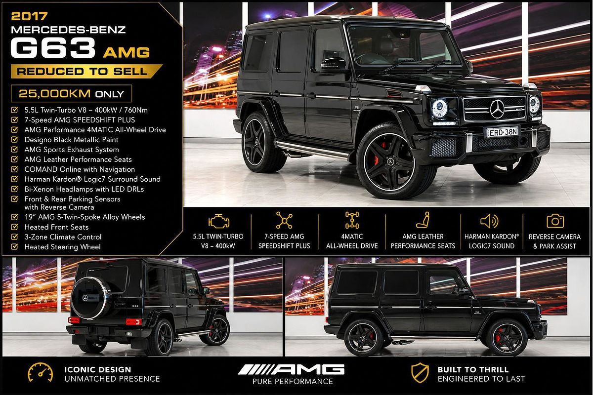 2017 Mercedes-Benz G-Class G63 AMG W463