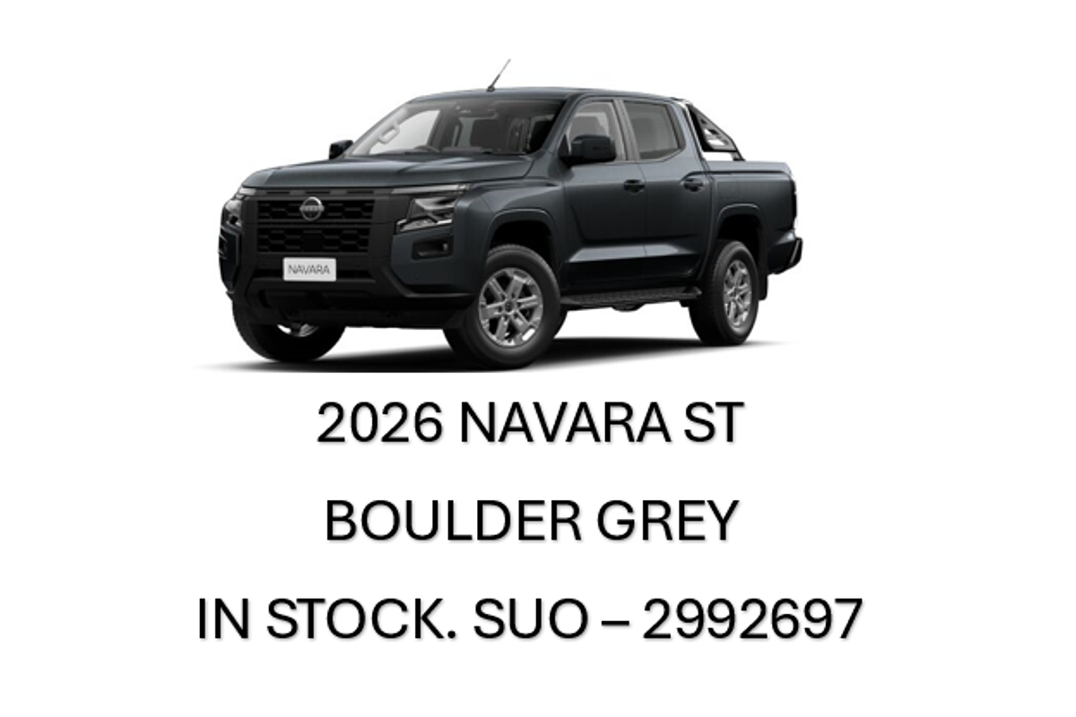 2026 Nissan Navara ST D27 4X4