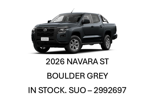 2026 Nissan Navara ST D27 4X4