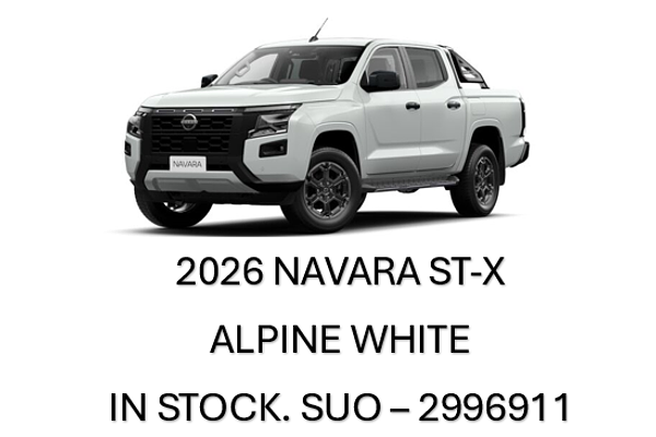 2026 Nissan Navara ST-X D27 4X4