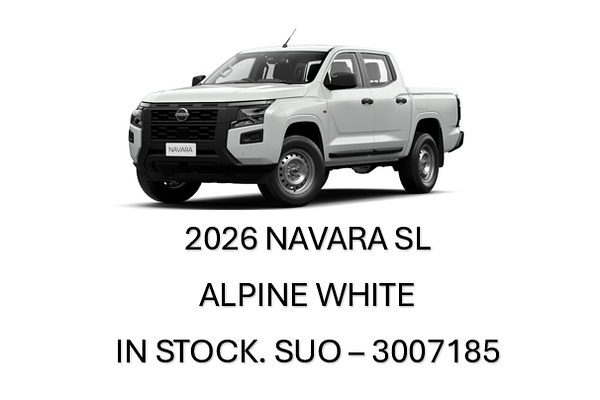2026 Nissan Navara SL D27 4X4