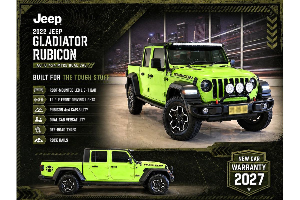 2022 Jeep Gladiator Rubicon JT 4X4