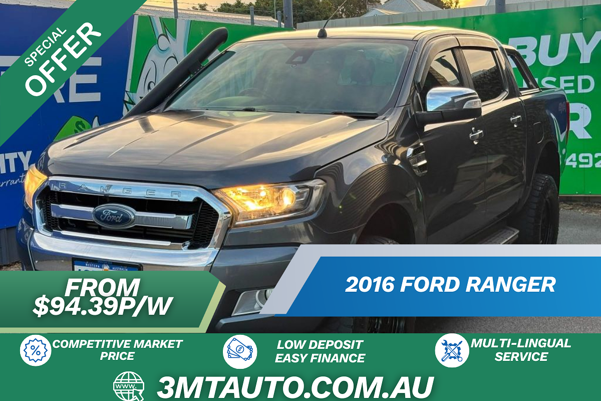 2016 Ford Ranger XLT PX MkII 4X4 3.2L