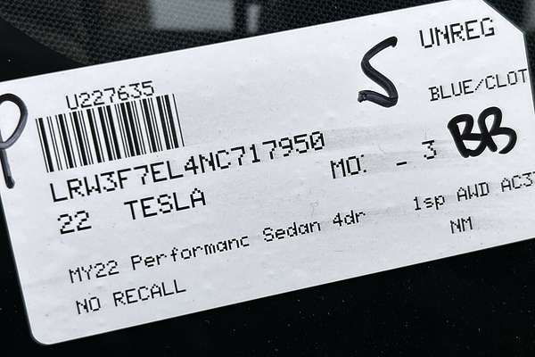 2022 Tesla Model 3 Performance thumb-24