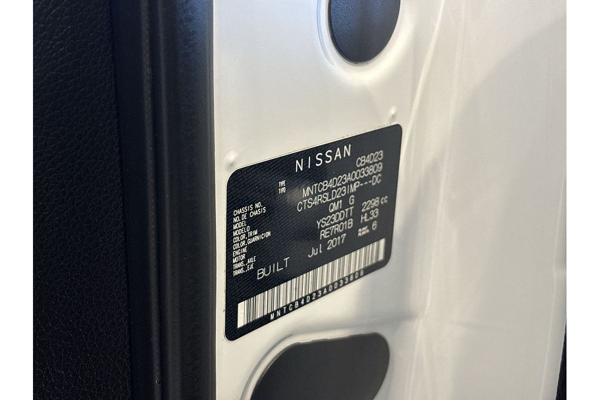 2017 Nissan Navara ST D23 Series 2 4X4