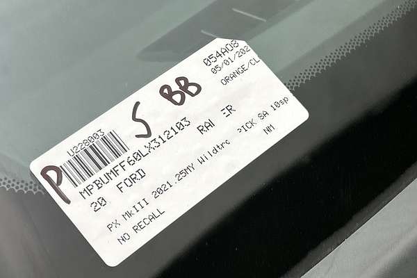 2020 Ford Ranger Wildtrak PX MkIII 4X4 2.0L thumb-23