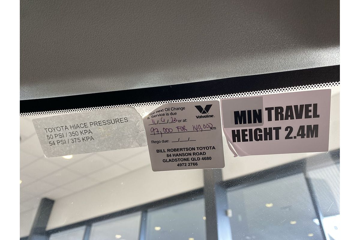 2019 Toyota Hiace Commuter GDH322R ELWB High Roof