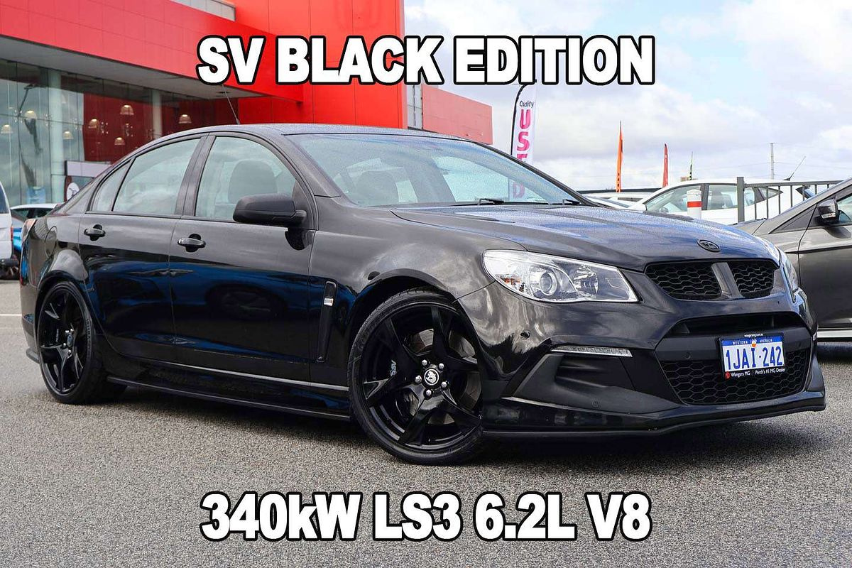 2016 Holden Special Vehicles Clubsport R8 SV Black GEN-F2