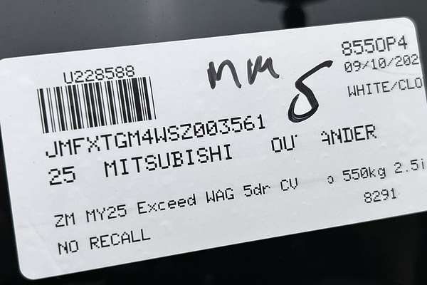 2025 Mitsubishi Outlander Exceed ZM thumb-23