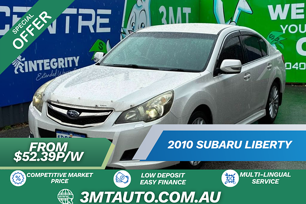 2010 Subaru Liberty 2.5i Sports 5GEN