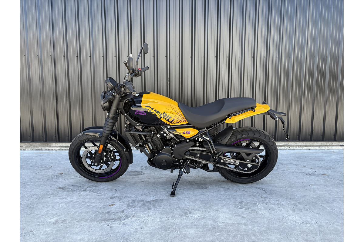 2026 Royal Enfield Guerrilla 450 - Yellow Ribbon