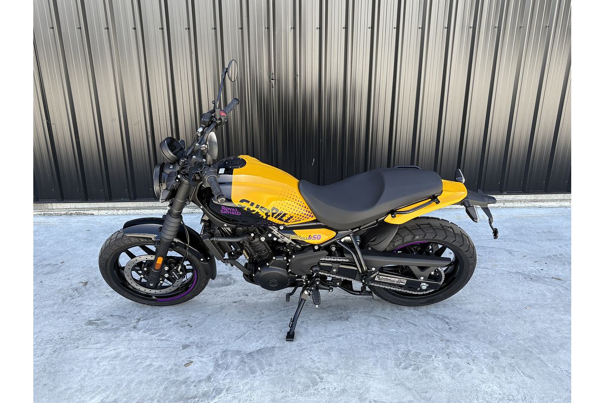 2026 Royal Enfield Guerrilla 450 - Yellow Ribbon