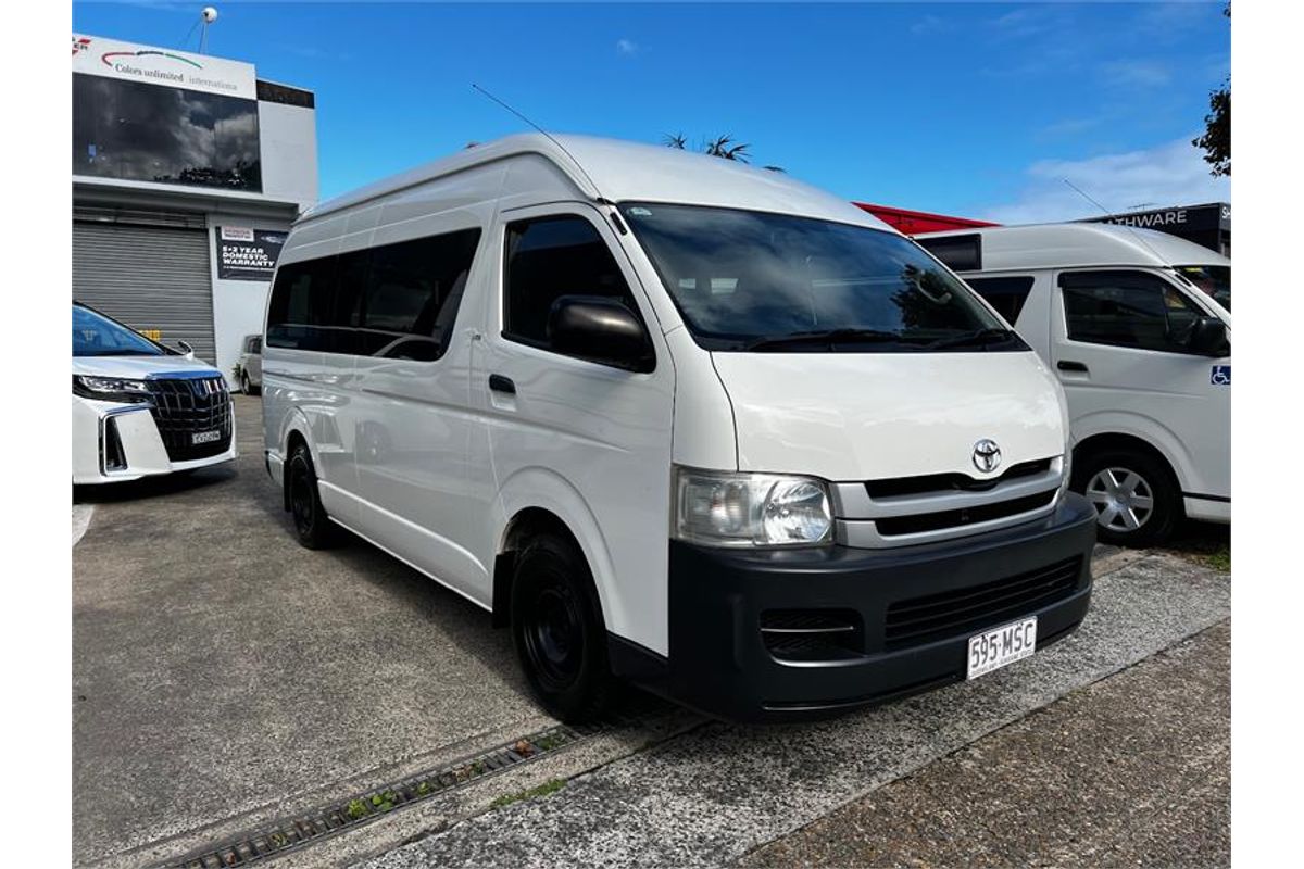2009 Toyota Hiace Commuter TRH223R ELWB High Roof