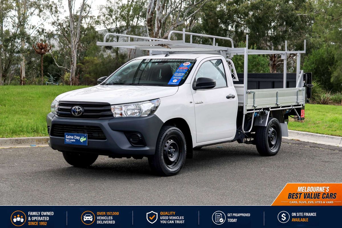 2020 Toyota Hilux Workmate TGN121R Rear Wheel Drive Ute