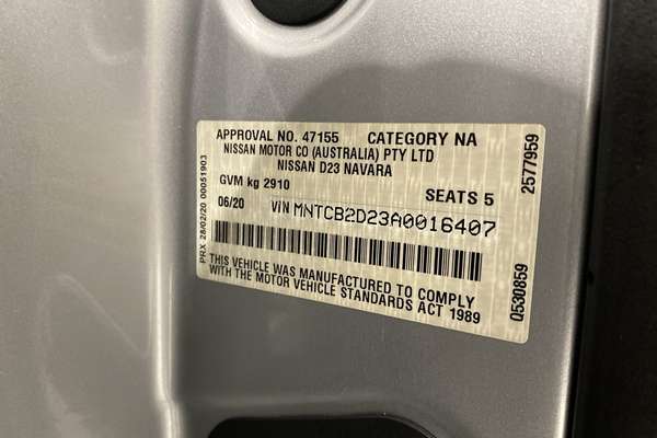 2020 Nissan Navara ST D23 Series 4 Rear Wheel Drive thumb-36